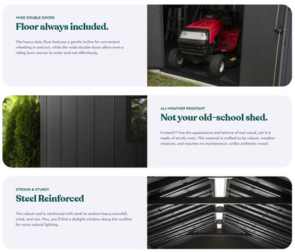 Keter Newton Plus Shed 7.5x7 (2.3 x 2.2m)