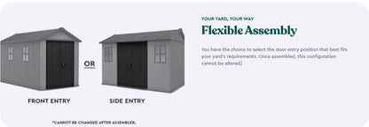 Keter Newton Plus Shed 7.5x11 (2.3 x 3.5m)