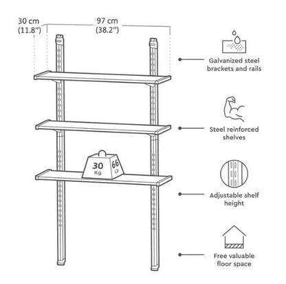Keter Storage Shed Shelf Kit