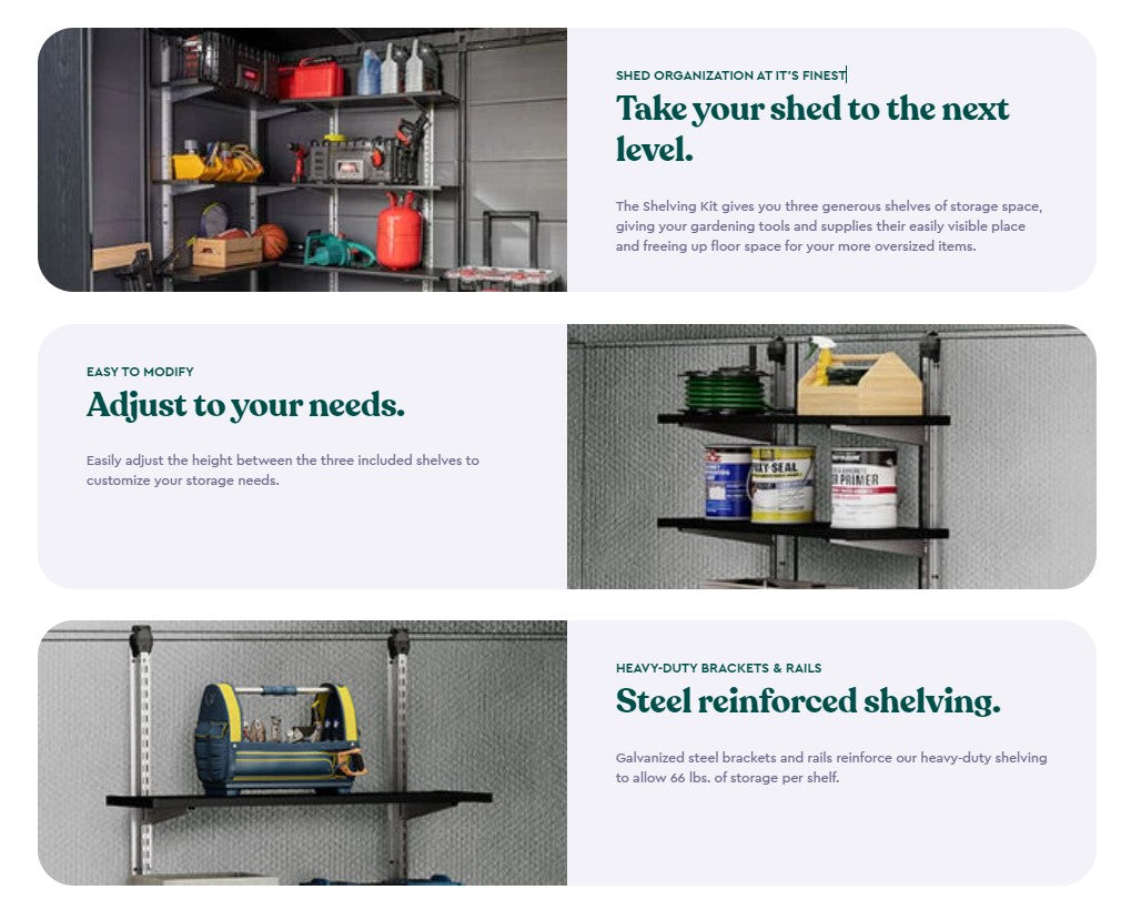 Keter Storage Shed Shelf Kit