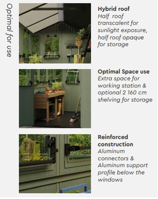 Keter Potting 6x8 Shed - Green (1.9 x 2.4m)