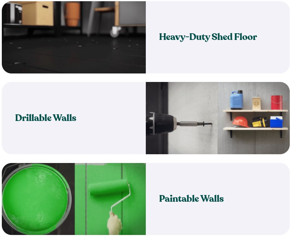 Keter Artisan 9 x 7 Garden Shed (2.8 x 2.2m) - CLEARANCE