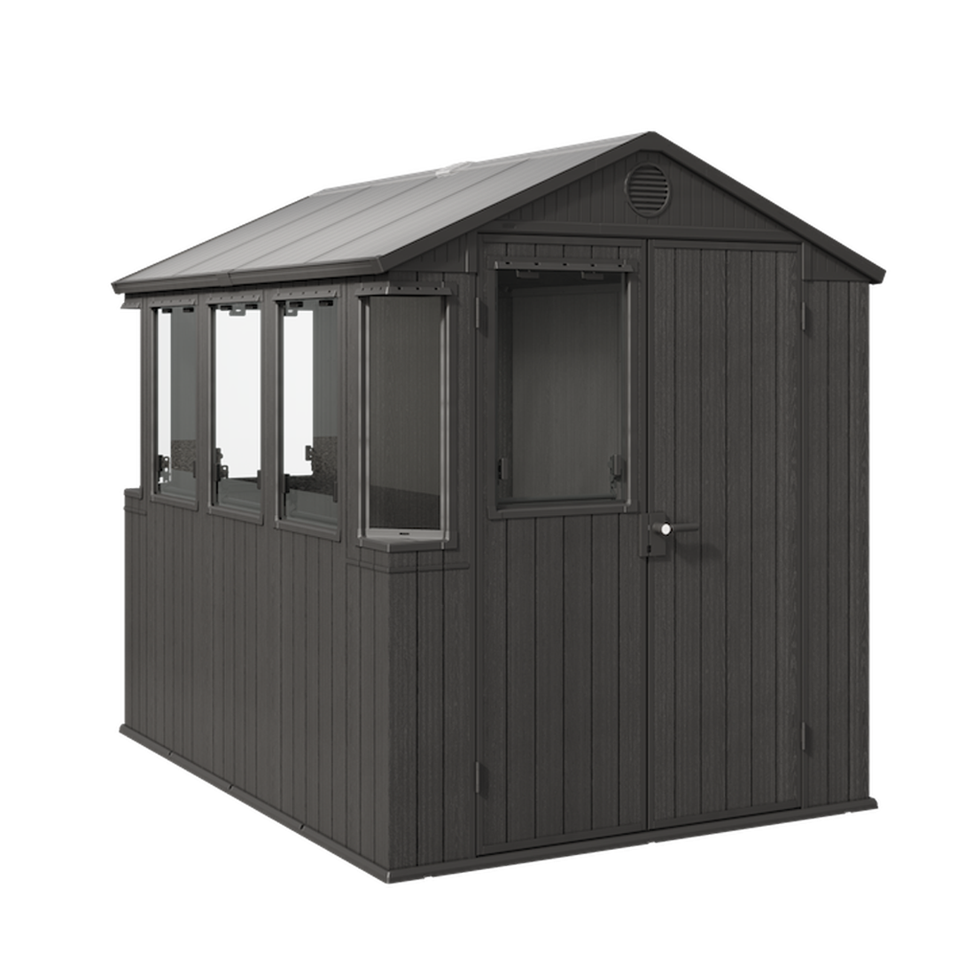 Keter Potting 6x8 Shed - Dark Grey (1.9 x  2.4m)