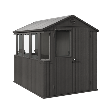 Keter Potting 6x8 Shed - Dark Grey (1.9 x  2.4m)