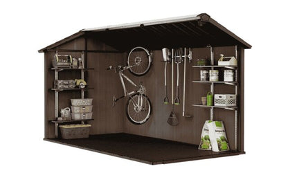 Keter Newton Plus Double Door Shed 7.5x13 (2.3 x 4.0m)