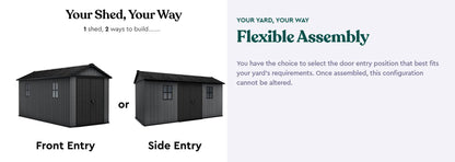 Keter Newton Plus Shed 7.5x15 (2.3 x 4.7m)