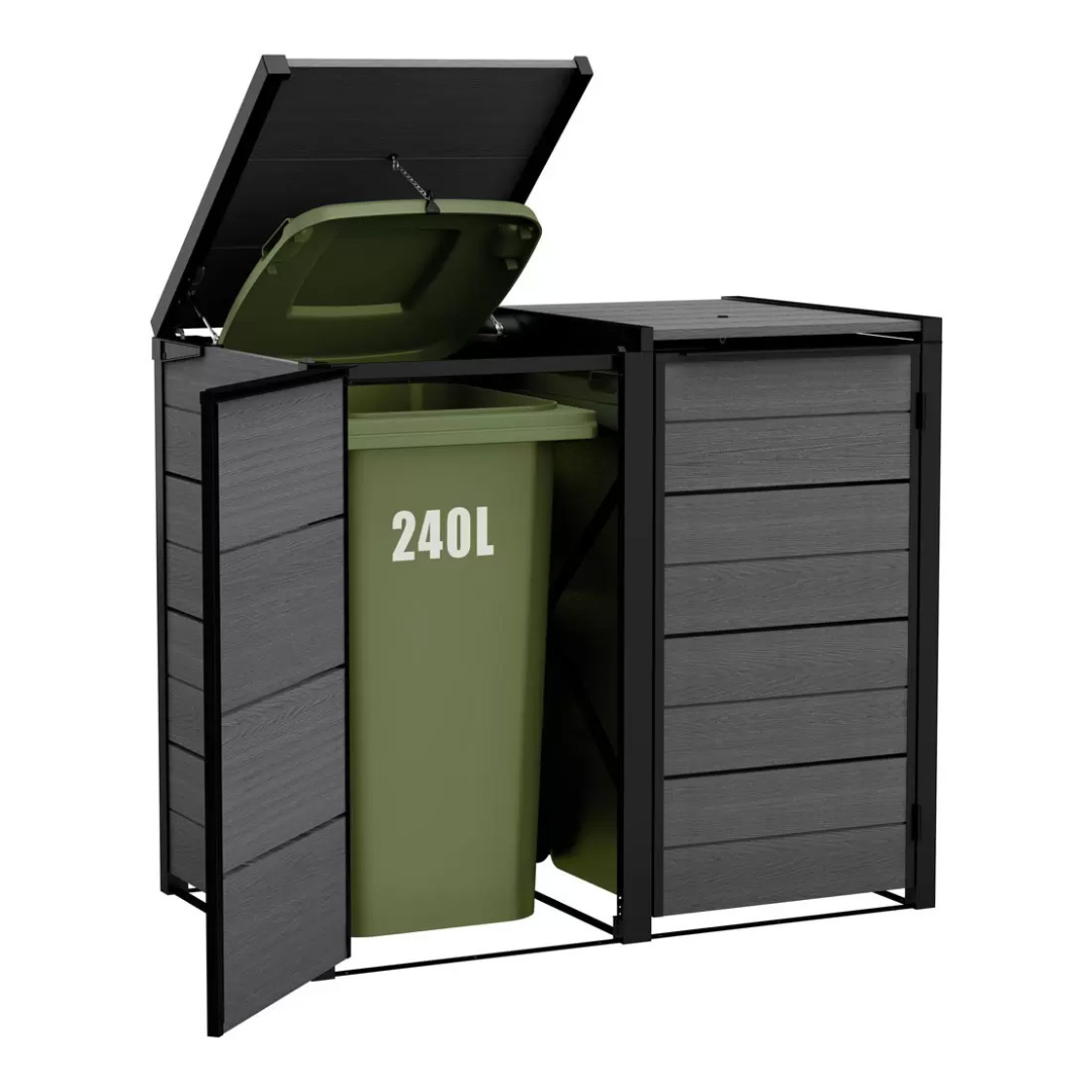 Keter  Hideaway - 2 Bin (Grey)