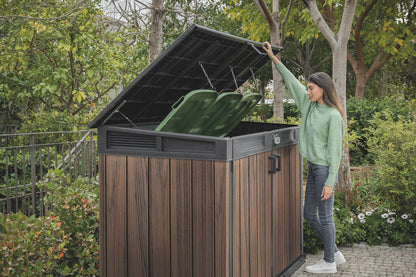 Keter Signature Horizontal Shed - Rosewood Look 2020L