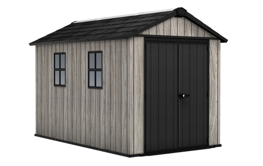 Keter Apex Shed 7.5x11 - Stormgrey Look (2.3 x 3.5m)