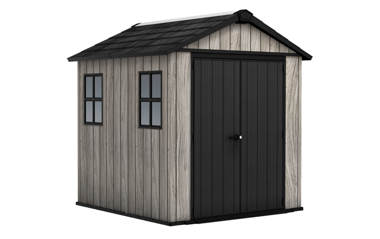 Keter Apex Shed 7.5x7 -Stormgrey Look (2.3 x 2.2m)