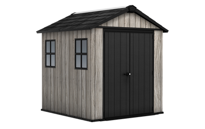 Keter Apex Shed 7.5x7 -Stormgrey Look (2.3 x 2.2m)