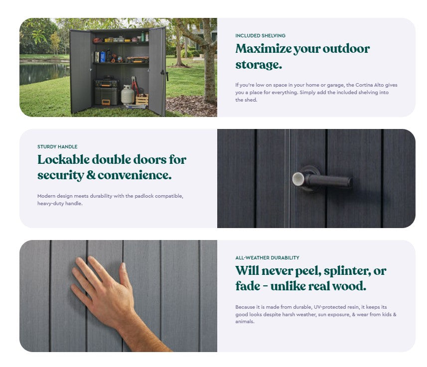 Keter Cortina Alto Shed