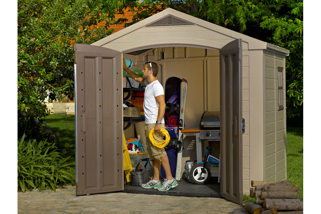 Keter Factor 8 x 6 Garden Shed (2.6 x 1.8m)