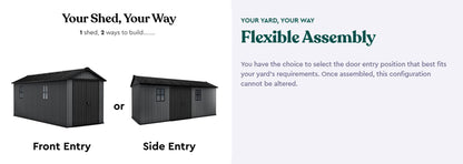 Keter Newton Plus Shed 7.5x17 (2.3 x 5.4m)