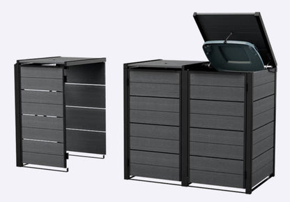 Keter Hideaway - 3 Bin (Grey)