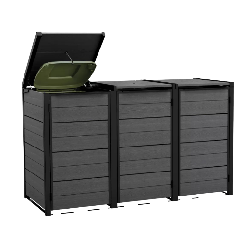 Keter Hideaway - 3 Bin (Grey)