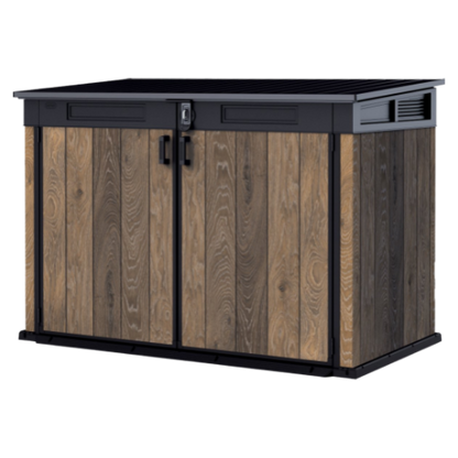Keter Signature Horizontal Shed - Walnut Look 2020L