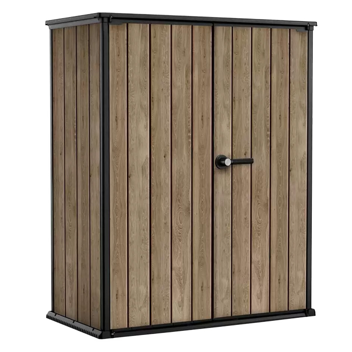 Keter Signature Vertical Shed - Ashwood Look