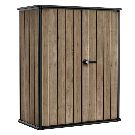 Keter Signature Vertical Shed - Ashwood Look
